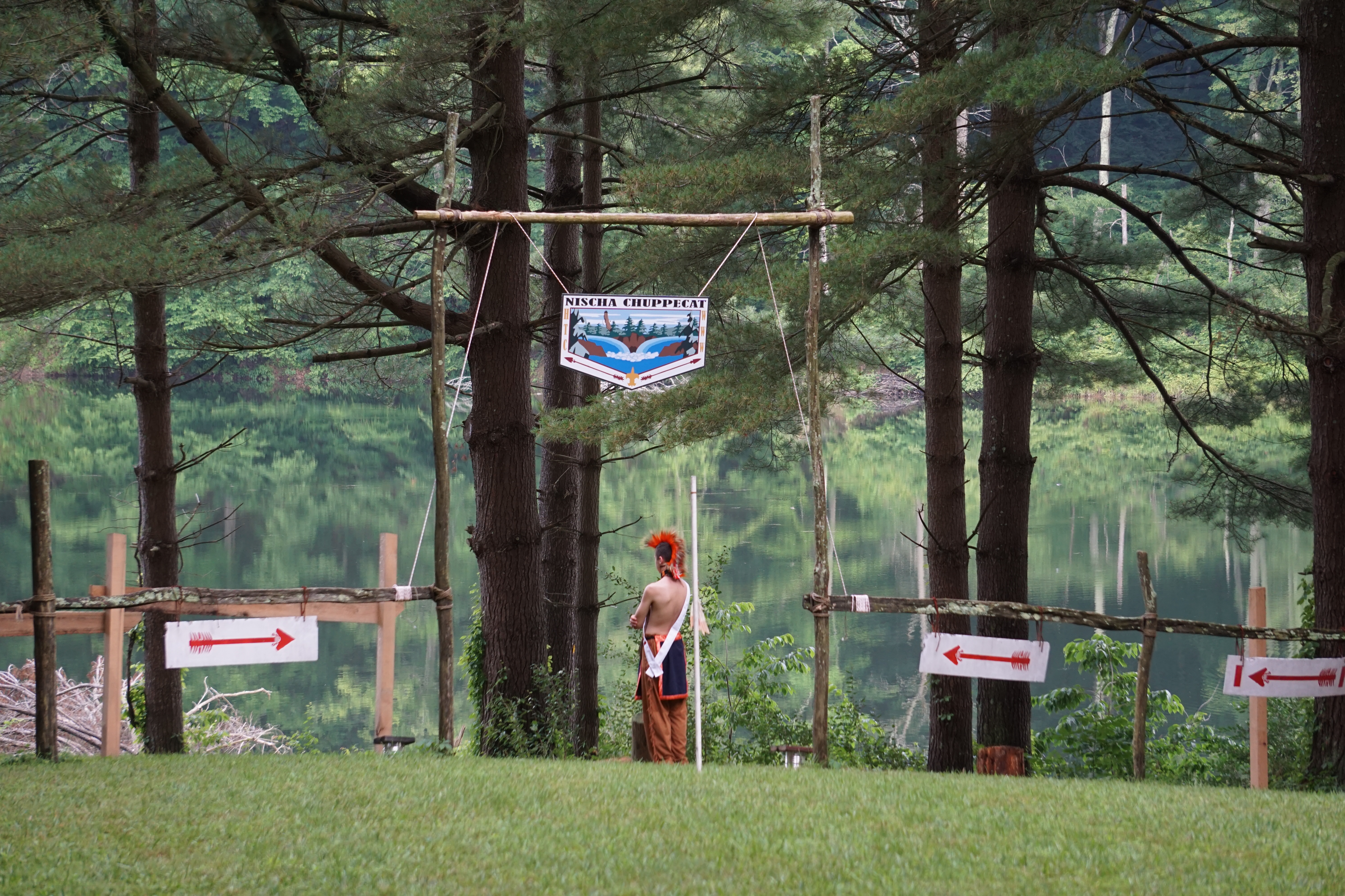 A view of the lake from the OA circle at MSR